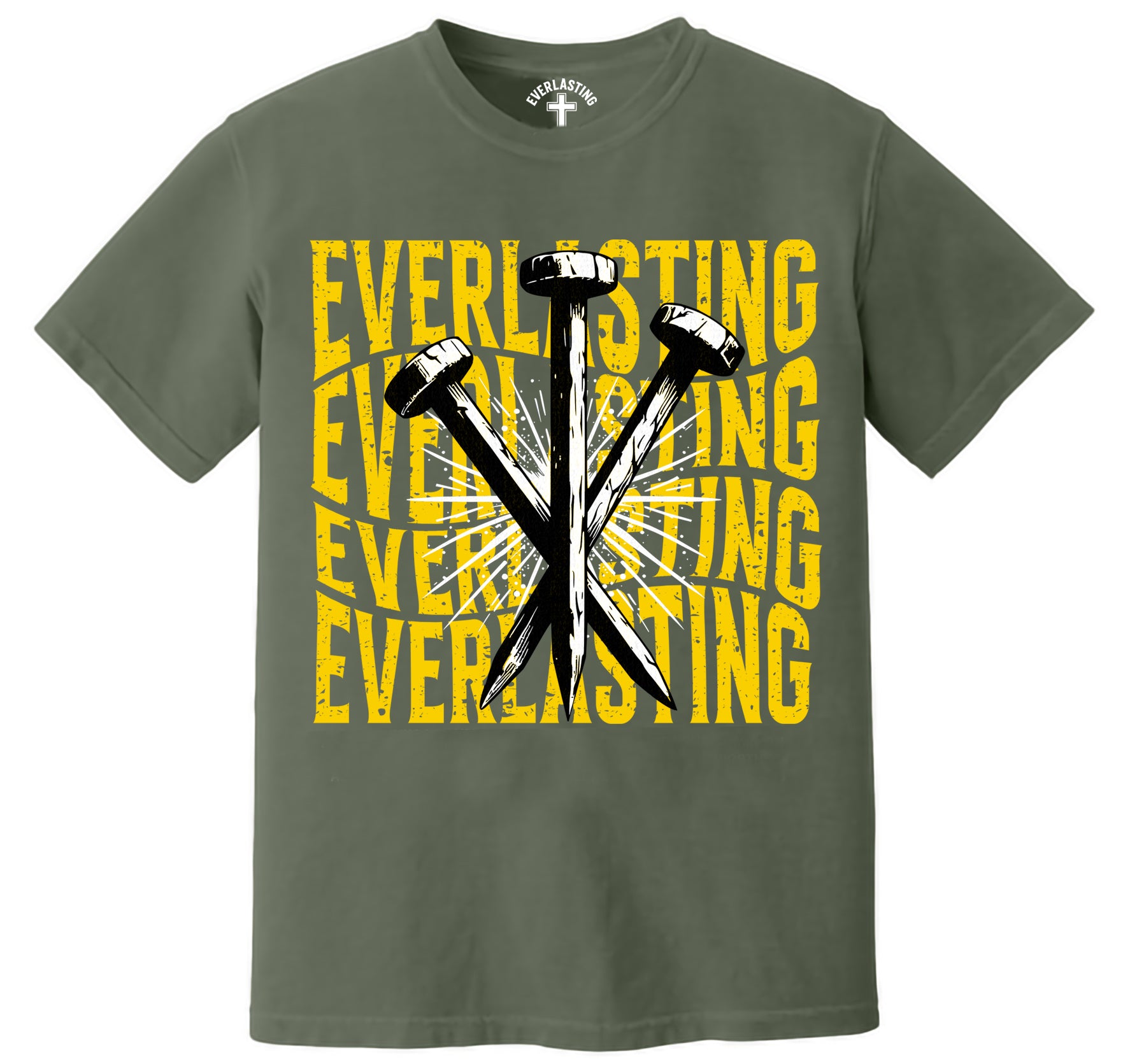 3 Everlasting Nails black short sleeve shirt